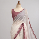 Luxury Gradient Embroidered Ready Saree