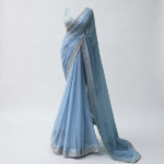 Powder Blue Georgette Sharee