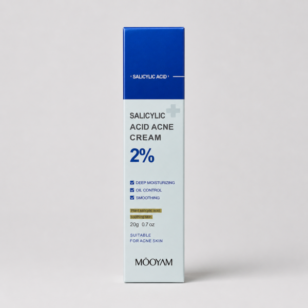 MOOYAM Salicylic Acid Acne Cream 2% – Oil Control & Acne Care Cream (20g)