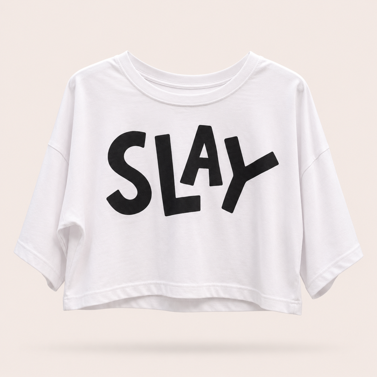 SLAY Graphic Cropped T-Shirt - Image 2