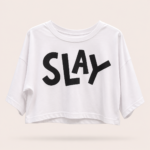 SLAY Graphic Cropped T-Shirt - Image 2