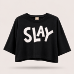 SLAY Graphic Cropped T-Shirt - Image 4