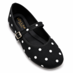 LOLLA Polka Dot Mary Ballet Flats - Image 3