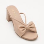 Penne Bow-Knot Cross-Strap Block Heel - Image 2
