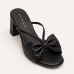 Penne Bow-Knot Cross-Strap Block Heel - Image 3