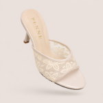 Penne Floral Lace Open-Toe Heel - Image 2