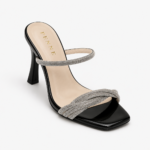 PENNE Crystal Twist-Strap Square-Toe Heel - Image 2