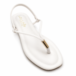 LOLLA Minimalist T-Strap Flat Sandals - Image 3