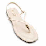 LOLLA Minimalist T-Strap Flat Sandals - Image 5
