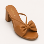 Penne Bow-Knot Cross-Strap Block Heel - Image 5